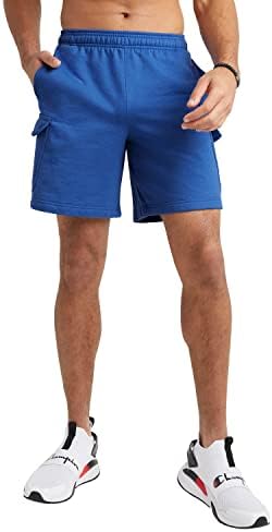 Мъжки къси панталони-карго Champion's Powerblend за мъже, Шорти-карго джобове за мъже, 8 инча