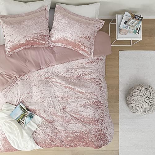 Комплект одеяла Comfort Spaces Juliette Luxe Velvet Lush с мека матова подплата от микрофибър, Всесезонное и Уютно Спално бельо, Комплект