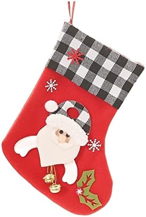 KAIWU Коледен Отглеждане на Коледни Чорапи Окачени Чорапи с Характера Коледен Подарък за Деца на Чанта за Отглеждане в Семейна