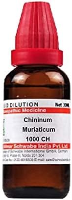 Д-р Уилмар Швабе Индия Chininum Muriaticum Отглеждане на 1000 МЛ Флакон с 30 мл за разплод