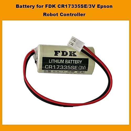 (2) Замяната на неперезаряжаемой литиева батерия 3V CR17335SE 1800mAh за FDK CR17335SE 3V Epson Robot Controller RC Series Battery R13B060003