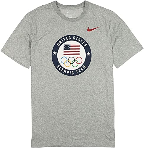 Мъжки тренировочная тениска Nike Team USA (XX-Large) Сиво