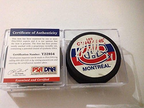 Кърк Мюлер е подписал хокей шайба Монреал Канадиенс PSA DNA COA С автограф a - за Миене на НХЛ с автограф