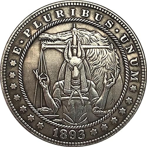 Реплика Възпоменателни Монети Монета Американски Морган Скитник Монета 1893 Колекция Занаяти Декорация На Дома, Занаяти