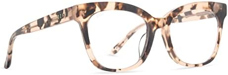 DIFF Eyewear Winston Дизайнерски Квадратни Компютърни Блокер Синя Светлина Очила за Мъже и Жени
