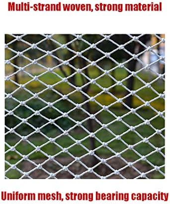 Няколко размера на Бяла Защитна мрежа за двор, Парапети, Стълбища окото 6 мм * 8 см, детска защитна мрежа, Котешка Защитна мрежа,