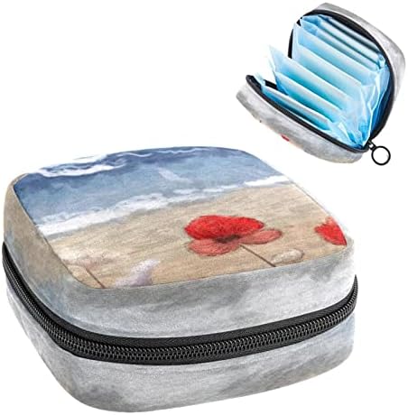 ORYUEKAN Чанта За съхранение на Хигиенни Кърпички, Преносими Многократна употреба Менструални Тампони джоб, Чанта за Съхранение