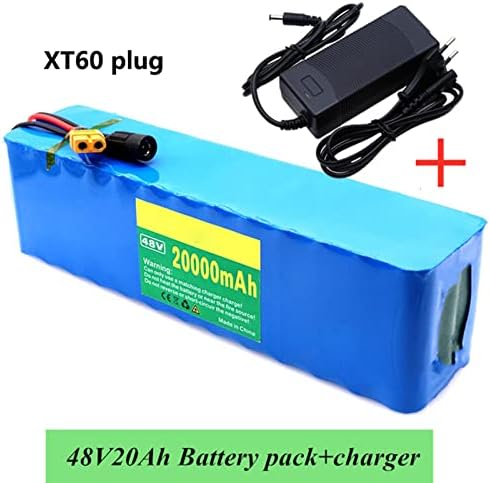 Батерия за велосипед WOGQX 48V 20Ah, Литиева батерия 13S3P, Литиево-йонна Батерия за Электровелосипеда със зарядно устройство