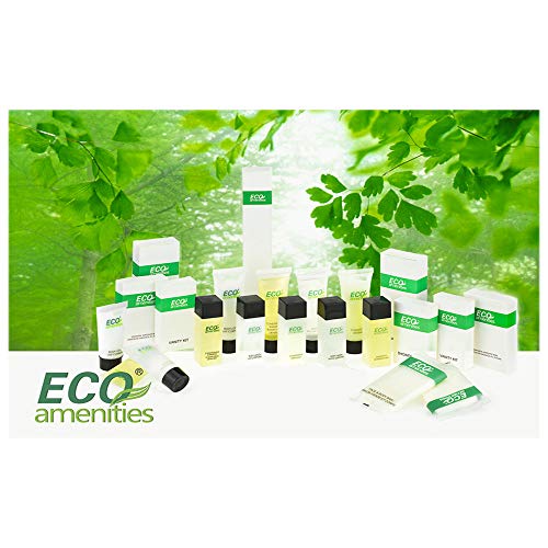 Кондиционирующий шампоан Eco Entitles Travel Size - 72 опаковки, малки тръби по 0,75 грама с закручивающимися капаци, аромат на зелен чай,