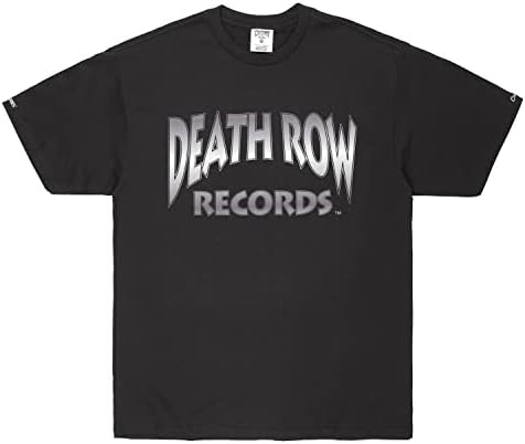 Тениска с логото на Crooks & Castles Death Row Records Основната, Памучен тениска с принтом Отпред