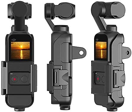 Aokicase е Съвместим с камера със защита от надраскване DJI Action 2 Пластмасов Държач за аксесоари за камери със защита от надраскване