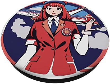 Аниме Момиче Сервитьорка Auroracore Японски Попсокеты Otaku С Възможност за смяна на PopGrip