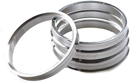 MoreChioce 4 бр. центрические пръстени главината на колелото от алуминиева сплав 66,6 мм ID до 72,6 mm OD Подходящи за A4 S4