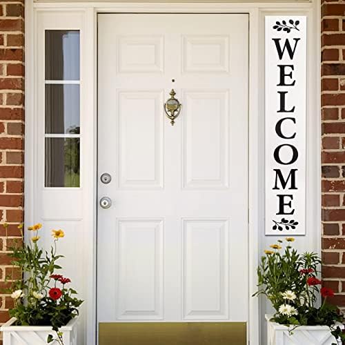 Добре дошли Знак на входната Врата, височина на 4,75 Метра за входната врата, Голям Пролетен Знак на верандата, Интериор на Верандата,