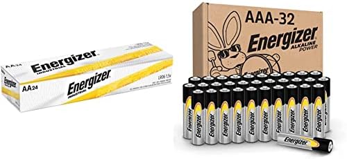 Промишлени алкални батерии Energizer EN91, AA (кутия от 24 батерии), опаковката може да се различават, и батерии Energizer AAA,