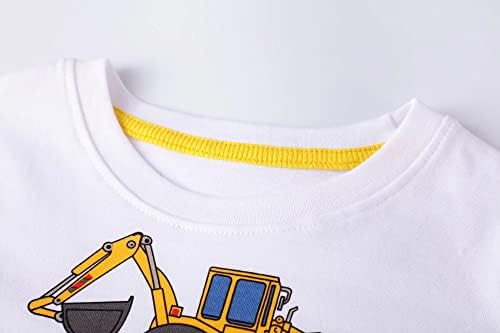 BIBNice/ Облекло за Малки Момчета, Детски Летни Дрехи, Къси Комплекти Тениски от 2 до 7 години