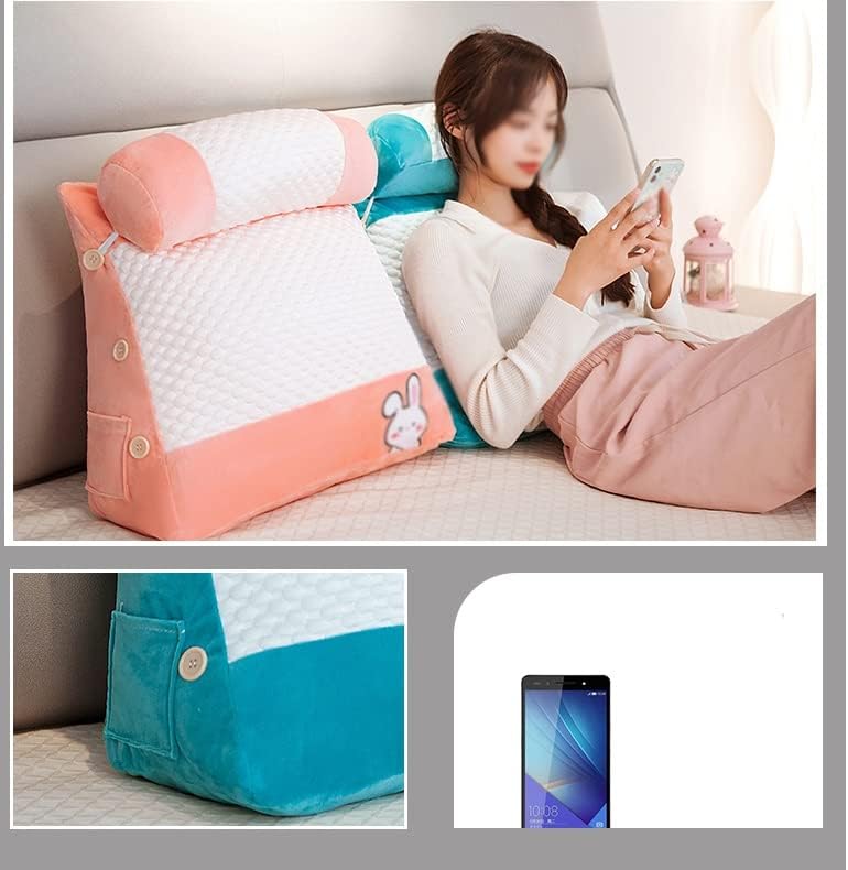 DINGZZ Ледена Копринени възглавници за таблата на леглото, Лятна Мека чанта за мобилен телефон, свалящ се и моющаяся (Цвят: D, размер: 50