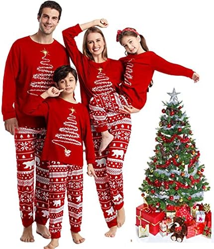Oriental eLife/ едни и Същи Коледни Пижами За Семейството, Коледни Комплекти Пижам с Елф, Коледни Празнични Семейни Пижами За Жени И Мъже