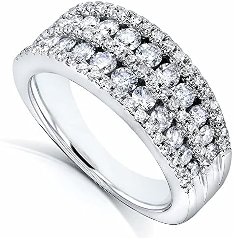 ABHI създаде диамантен кръг нарязани от бял диамант 925 проба, сребро 14 До,, бялото злато на върха на диаманта, многорядное юбилейното