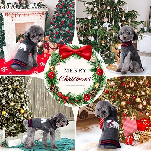 DOGGYZSTYLE Коледни Пуловери за домашни любимци, Пуловери за кучета, Коледни костюми за малки Кученца с принтом Снежен човек, Зимата на Топло