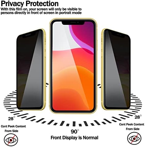 Защитно фолио RKINC [2] за iPhone 11 Pro / iPhone XS / iPhone X 5,8 инча, Защитен слой от закалено стъкло за защита на екрана
