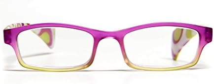 Дизайнерски очила за четене Calabria Хана за жени |Дамски Ридеры | Двуцветен дограма в ретро-грах | Мек калъф В комплекта