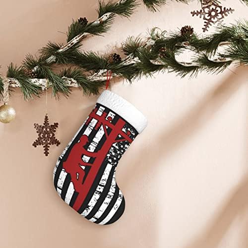 Сладък Бойни Ретро Маратонки с Флага на САЩ, Коледни Чорапи, Украшения за Елхи, Коледни Чорапи за Коледа на Празнични партита,