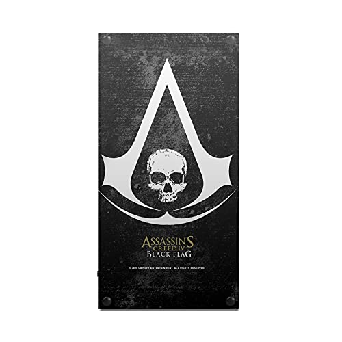 Дизайн на своята практика за главата Официално Лицензиран Assassin ' s Creed Гръндж Черен Флаг Лога Матова повърхност Винил Стикер Детска