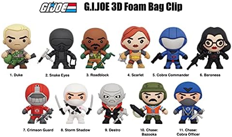 Скоба за чанти от стиропор 3D с Монограм G. I. Joe в чантата за слепи, Многоцветен, Стандартен
