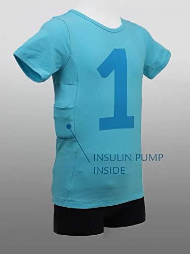 Тениска AnnaPS Kids Diabetes с джобове за инсулинова помпа (9-10 години)