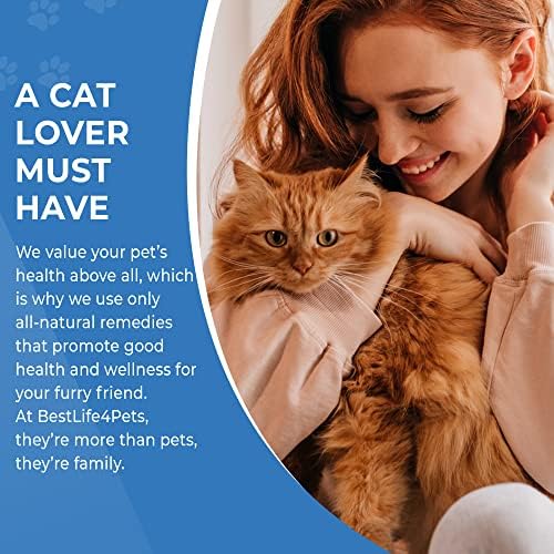 BestLife4Pets - Облекчение от пролапс на ректума и на анални жлези за котки - Натурална добавка за котки за улесняване на анални болки
