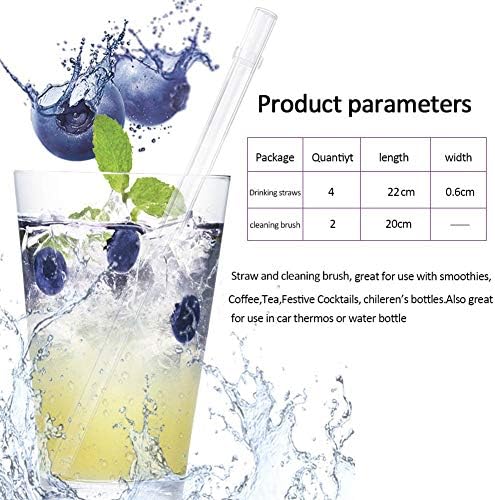 За многократна употреба сламки за пиене, Пластмасови сламки за чаши Yeti на 20 грама и 30 грама (комплект от 4 директни соломинок + 2 четки