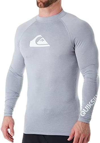 Мъжки стандартна Универсална риза за сърфиране Quiksilver с дълъг ръкав Rashguard UPF 50 за защита от слънцето