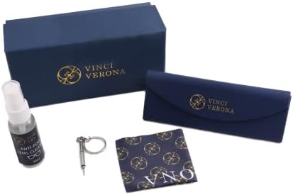 Комплект за почистване на очила VINCI VERONA с Антизапотевающим и Дезинфекционен спрей, кърпа от микрофибър за лещи очила и многофункционални