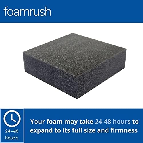 Възглавница от стиропор FoamRush 4 x 20 x 20 въглен с висока плътност (Обивочный лист, Поролоновая плънка, Подмяна на седалки, Подмяна