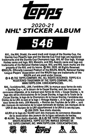 Стикер Topps NHL 2020-21 № 546 Игор Шестеркин Дебют начинаещи във фолио Хокейна Стикер RC Начинаещ , Ню Йорк Рейнджърс № 546 (мини,