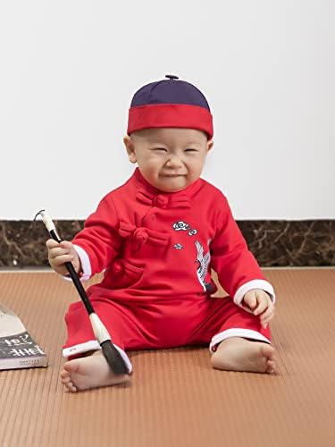 Дете Дете На Традиционната Китайска Облекло Ястие Обтегач Дизайн Гащеризон Облекло