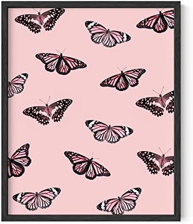 HAUS AND HUES Реколта плакати с пеперуди и щампи с пеперуди - Butterfly Poster Ретро Декор на стените в стил Пеперуди и Щампи