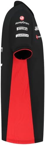 Приталенная Риза с къси ръкави на мъжкия отбор Haas Racing F1 2023