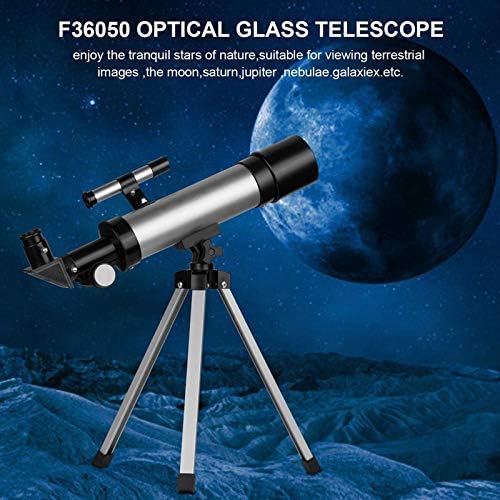 Детски телескоп Timisea Телескопи за начинаещи астрономи от 90-кратно увеличение Включва в себе си Два Фокусиращ Настолен Статив Оптичен
