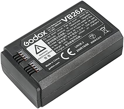Батерия GODOX V1 VB26 VB26A VB26B Литиева батерия V1-S V1-C V1-N V1-F Светкавица с кръгла глава и светкавица серия V860III