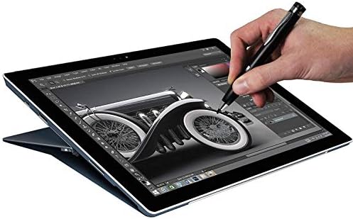 Активен цифров стилус Broonel Silver Mini Fine Point, съвместим с работна станция HP ZBook Studio x360 с диагонал на екрана