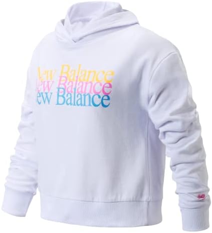 Комплект спортни костюми за момичета New Balance - френска Махровая hoody с качулка от 2 теми и панталони за джогинг (7-12)