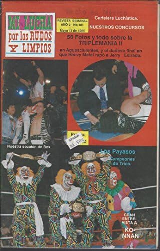 Mi Lucha por los Rudos y Limpios № 181 (1994) Само на испански език