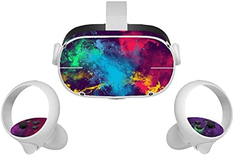 Етикети ZyberGears VR, Съвместими с Контролерите на кожата слушалки Quest 2, Защитни Аксесоари за глазура, Без следа от кожа - Color