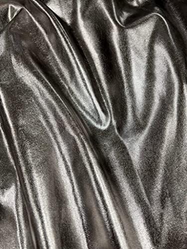 4-лентов еластичната тъкан от метално фолио Finley Grey by The Yard - 10013