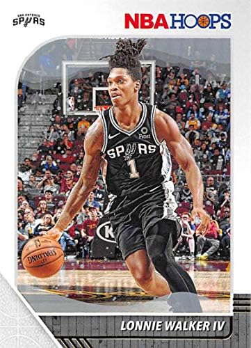2019-20 Панини Хупс Зима 175 Лони Уокър IV Сан Антонио Спърс Баскетболно търговска картичка НБА