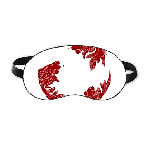 Червена Карповая Защитна Маска За очи Sleep Eye Shield Мека Нощна Превръзка На Очите Със Сенчести Покритие