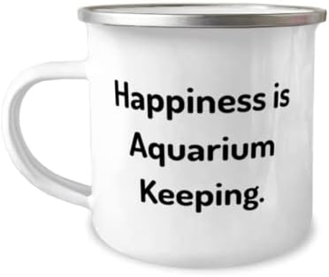 Забавна Чаша за съхранение на аквариума на 12 унции, Щастие - за съхранение на аквариума, Подарък за приятели, Добри подаръци От приятелите,