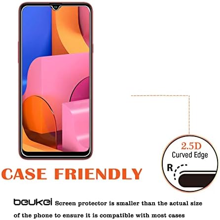 (3 опаковки) Защитно фолио Beukei за Samsung (Galaxy A20S) от закалено стъкло, пълно покритие на екрана, защита от надраскване, без мехурчета